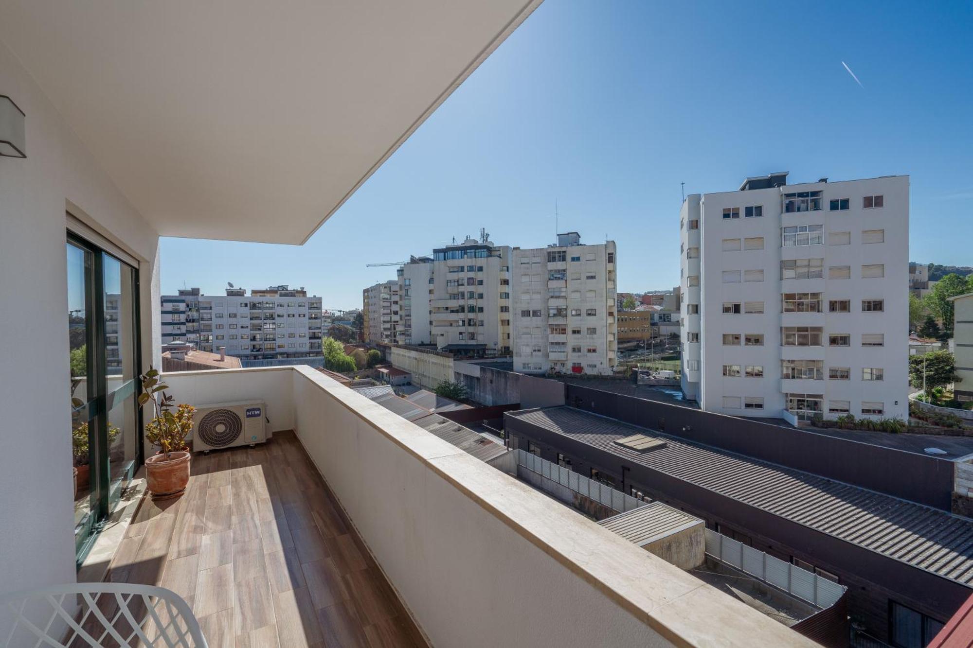 Gaia Terrace Apartamento Qian 2Br Ac L Free Parking Vila Nova de Gaia Kültér fotó